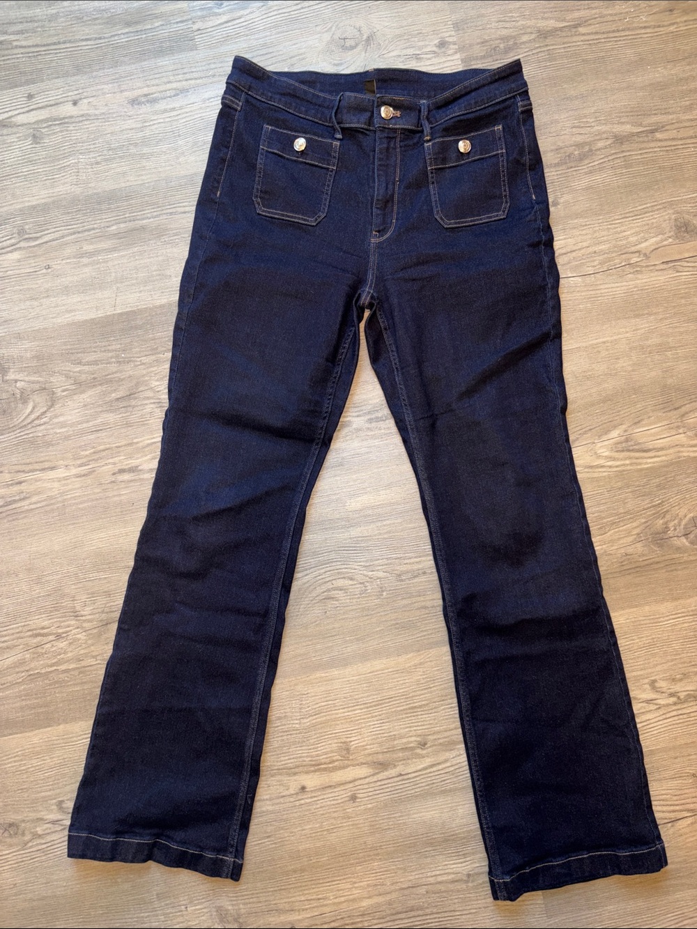 White House Black Market Dark Blue Stretch Jeans